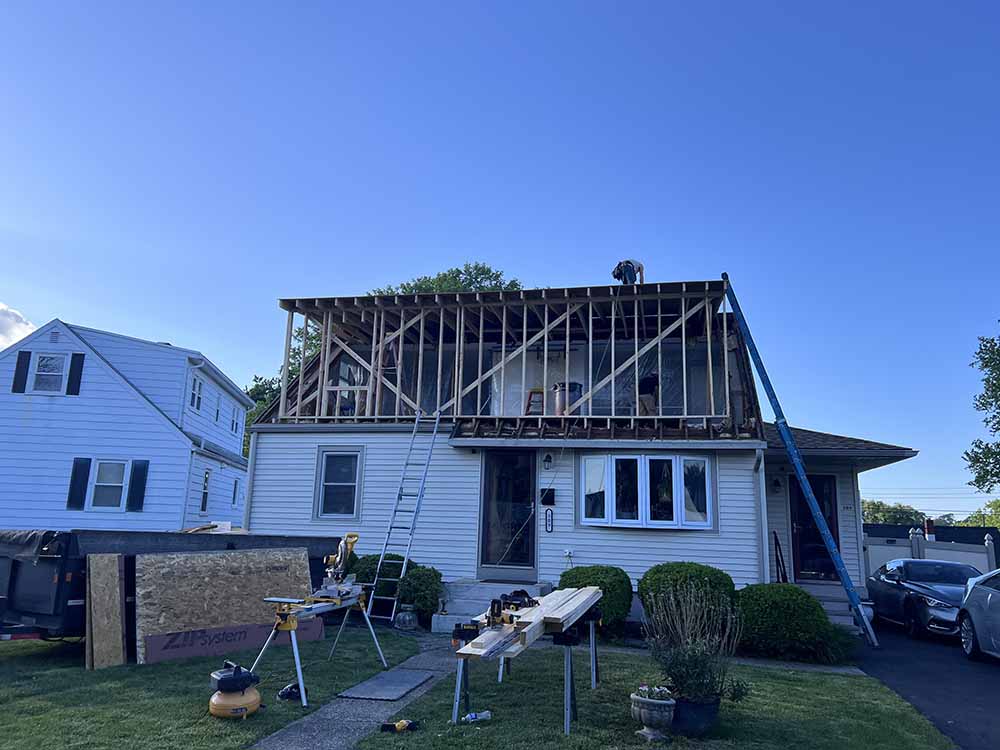 Addition construction in progress